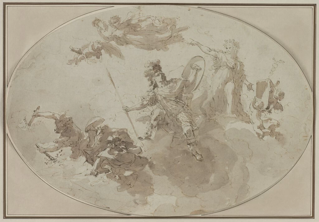 Studio del soffitto - Allegoria della pace e della guerra, Cleveland Museum of Art